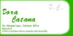 dora catana business card